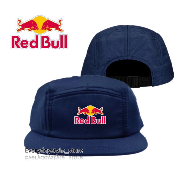 REDDBULL 5 แผงหมวก/สแน็ปแบ็คห้าแผงหมวกหมวกกลางแจ้งแฟชั่นแข่งผู้ชายผู้หญิง/กระทิงแดง