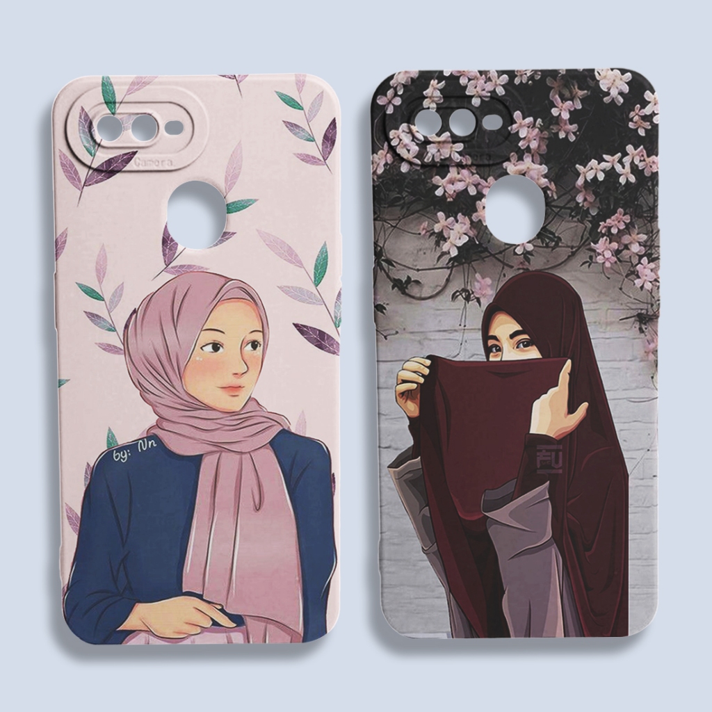 HP เคสโทรศัพท์สําหรับ oppo A5S A7 A12 A11K F9 HIJAB ภาพ Softcase Sizora Official - HB74
