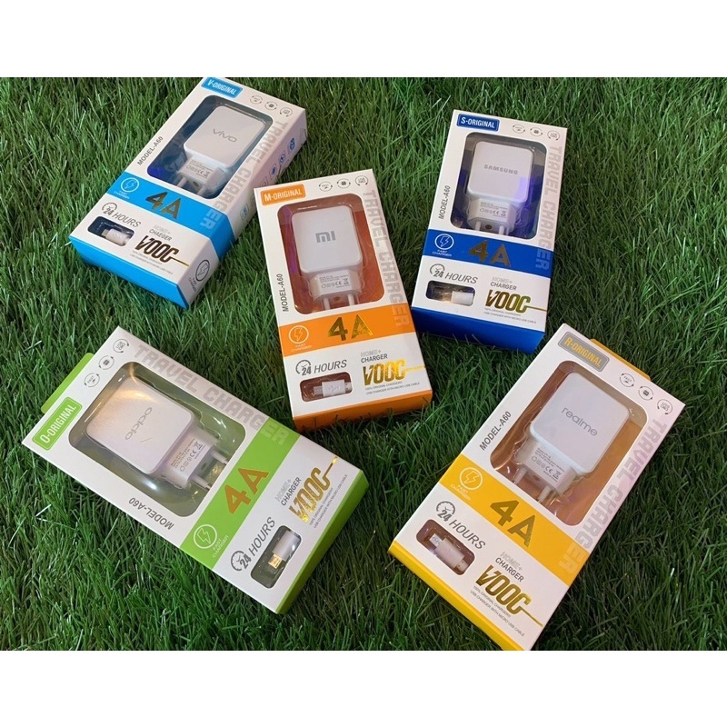 เครื่องชาร์จ Ampere ยี่ห้อ A60 1.2 พร้อมการป้องกัน IC ระเบิด