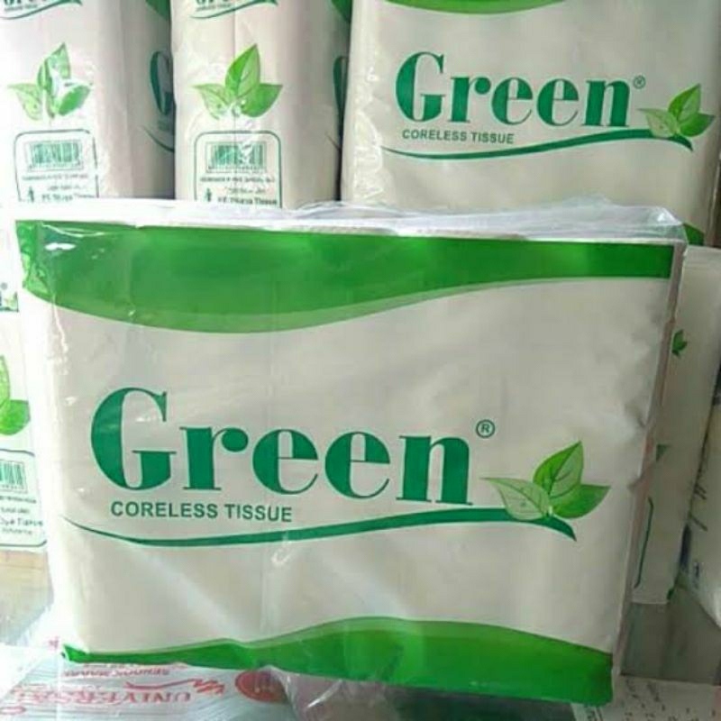 GREEN TISSUE 10 ROLL ROLL TISSUE TISSUE