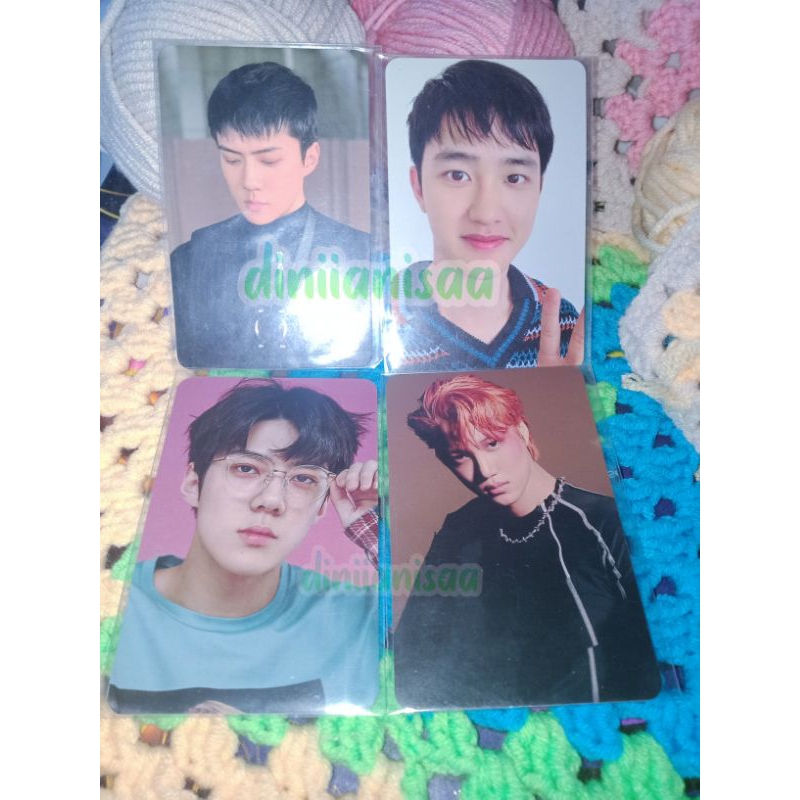 EXO Official Photocard Sehun Kyungsoo DO Kai Jongin Sehun ครบรอบ 10 ปี Sehun obsession Kai Dftf