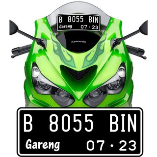 NUMBER PLATE STICKER สําหรับ WINDSHIELD หรือ VISOR สําหรับ MOGE MOTORCYCLE