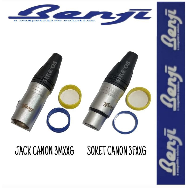 BENJI - JAK CANON BENJI BJ-3MXXG & SOCKET CANON BENJI BJ-3FXXG
