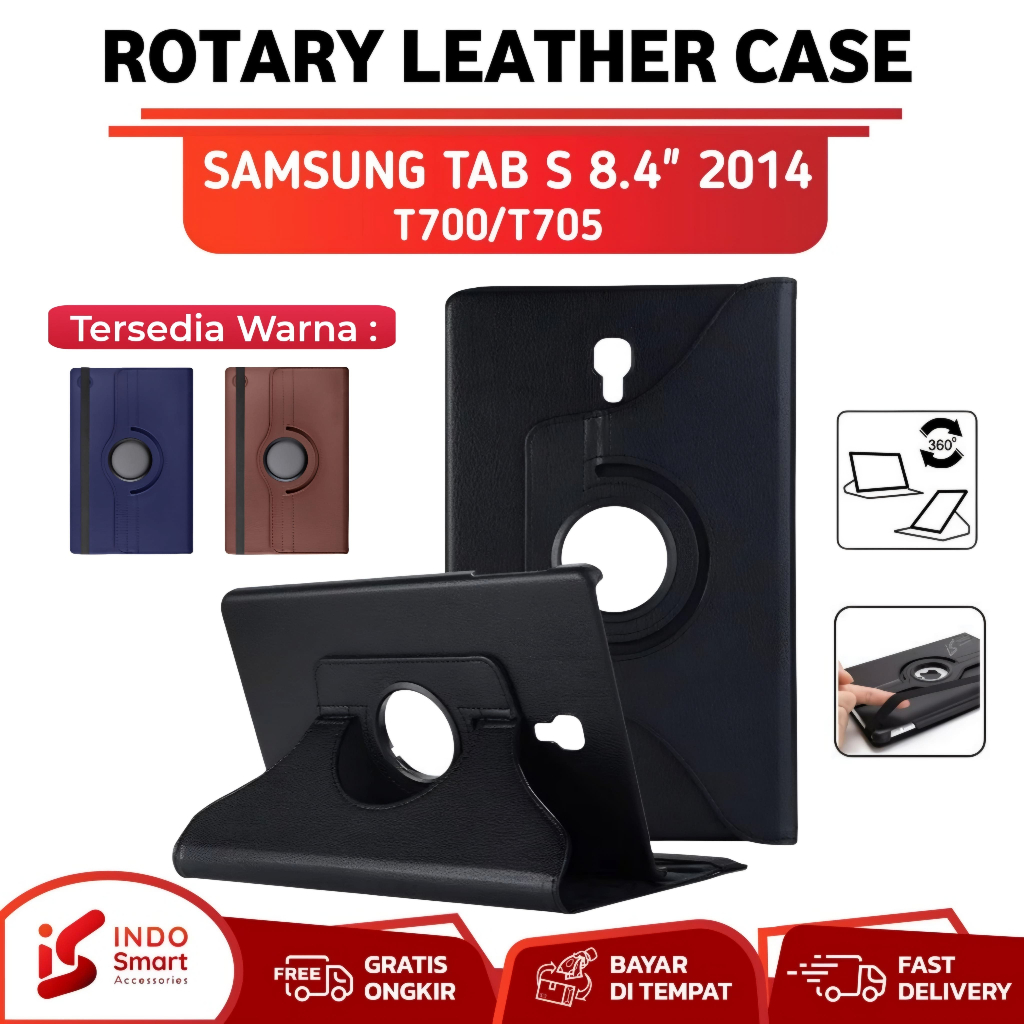 เคส Samsung Tab S 8.4" 2014 / Samsung Galaxy Tab S 8.4 2014 / Samsung Tab S T700 T705 Casing Tablet 