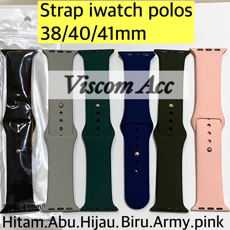 สายธรรมดา Apple watch series 7 2021 41mm / 45mm || สายสีพื้น