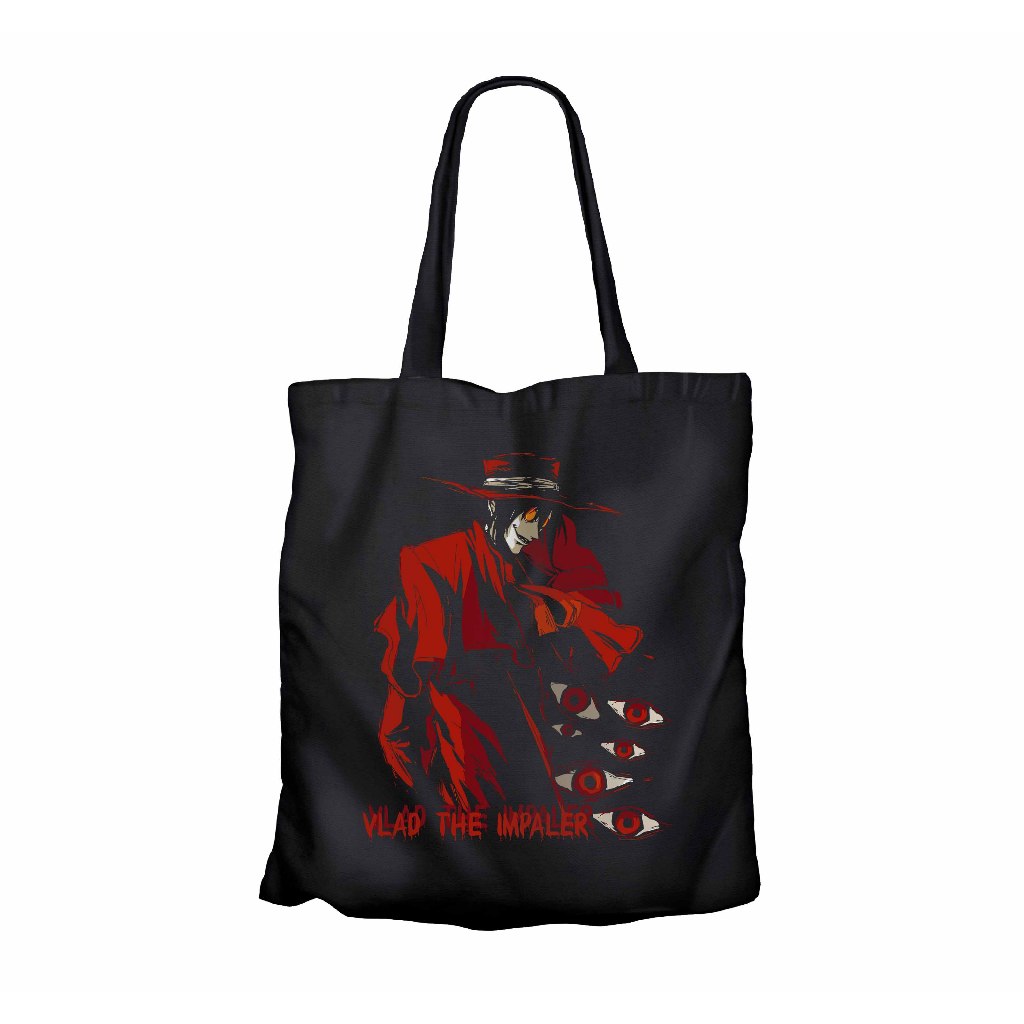 ALUCARD อนิเมะอินทิเมท Tote bag - วัสดุผ้าใบ HELLSING