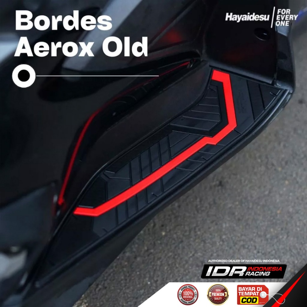 พรมมอเตอร์ไซค์ Hayidesu AEROX OLD Floor Step Boardrest Bordes - คุณภาพระดับพรีเมียม