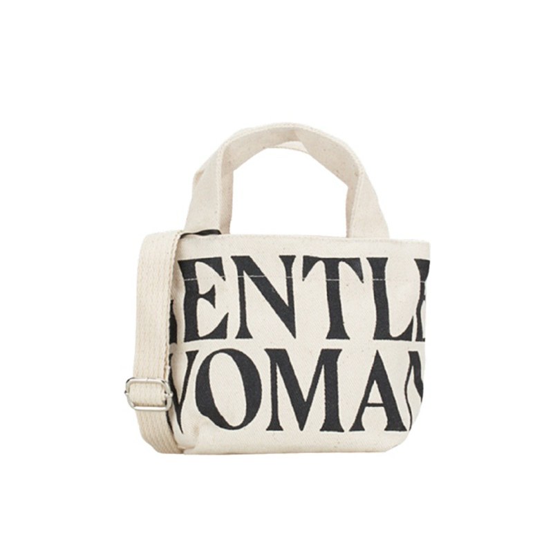 Gentle Woman Bag / Gentle Little Woman Micro Canvas Tote