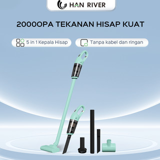 HAN RIVER Vacuum Cleaner 20000Pa 5 In1 Cordless Portable Vacuum Cleaner Penyedot Debu