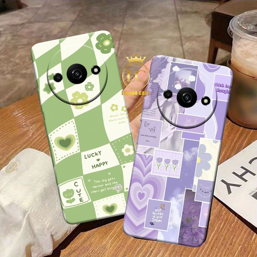 Softcase Redmi A3 2024 CUTE Wallpaper Motif - Cool Case - Mens Case - Silicone Case - เคสใหม่ล่าสุด 