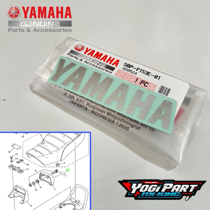 YAMAHA TOOLBOX กล่องเครื่องมือ RXKING RX KING STICKER EMBLEM 5BP-F153E-00