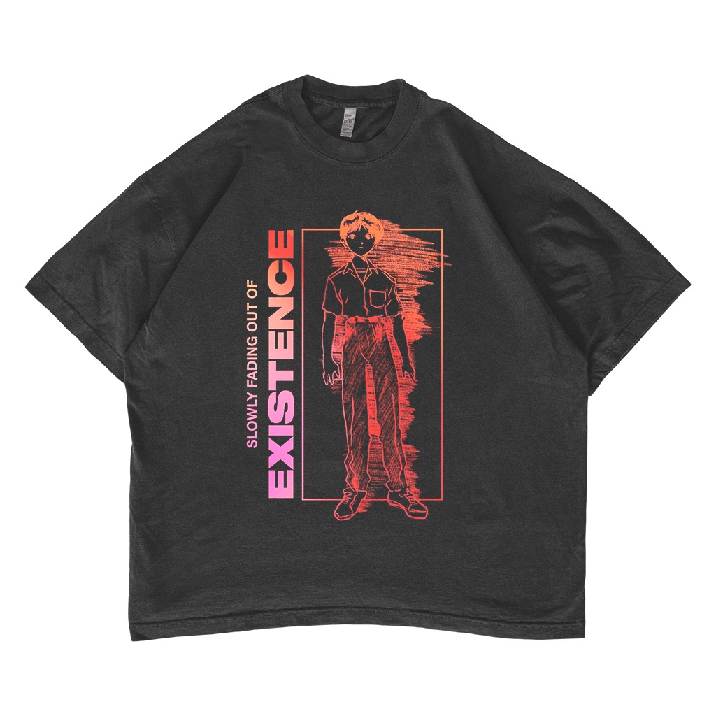 Neon Genesis Evangelion Existence เสื้อยืดขนาดใหญ่อะนิเมะ 11