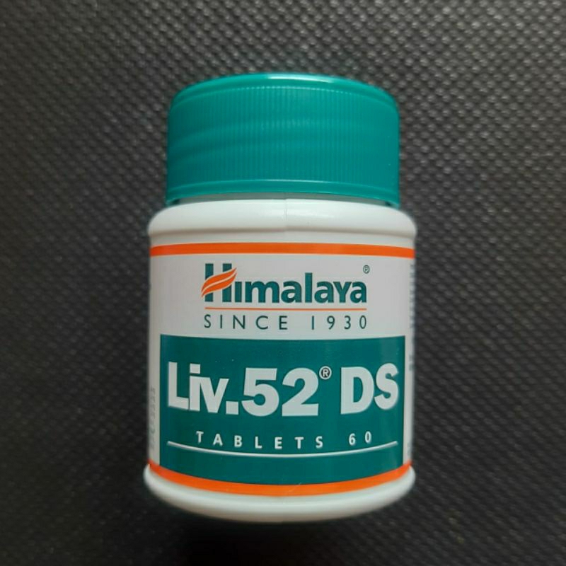Liv52DS 60 เม็ด Himalaya Liv52 DS 60 เม็ด Liv.52 DS60 เม็ดอาหารเสริมป้องกันตับหิมาลัย Liv 52 DS