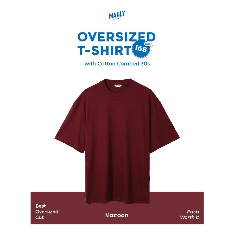 Manly OVERSIZED MAROON