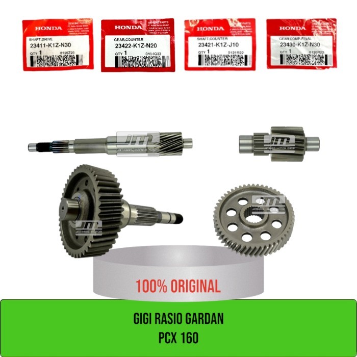 อัตราทดเกียร์ vario 160 23411-K2S-N00 23421-K1Z-J10 23422-K1Z-N20