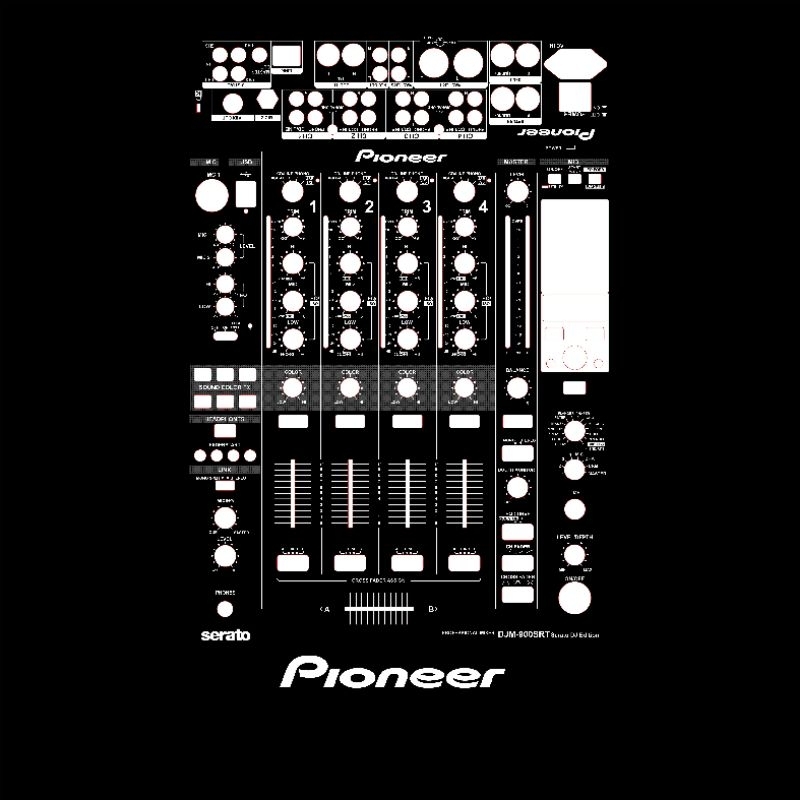 สติ๊กเกอร์กันรอยเพลง Djm 900 srt