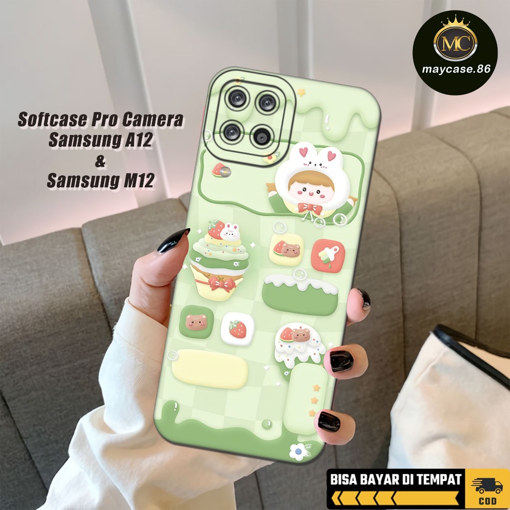 เคส HP MAYCASE.86 Samsung A12/M12 - เคส Samsung A12/M12 BEAR Motif - Samsung A12/M12 Softcase - Phon