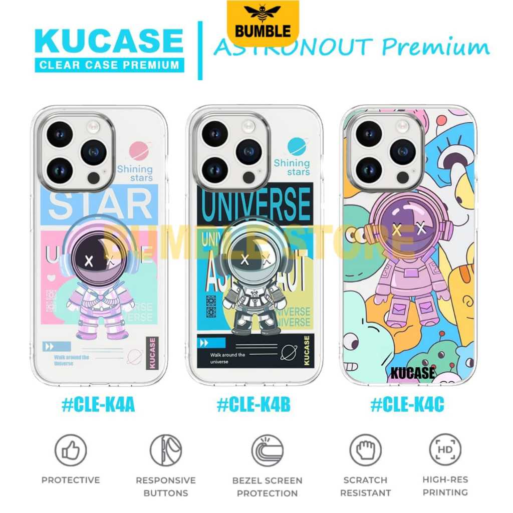 Bumble - เคส Image CLE-K4 เคสใส Asronot Infinix Smart 4 Infinix Smart 5 Infinix Smart 6 Infinix Smar