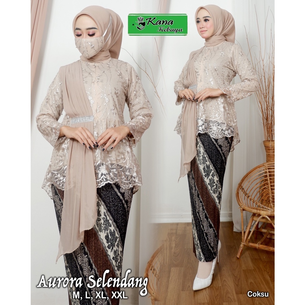 ผ้าคลุมไหล่ kebaya top/aora ผ้าคลุมไหล่ kebaya set/เสื้อ kebaya modern