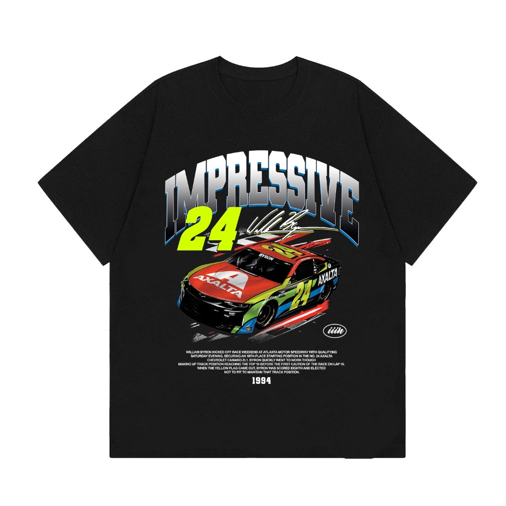 Iiih Trend Go - เสื้อยืด Axalta Nascar Black Tees