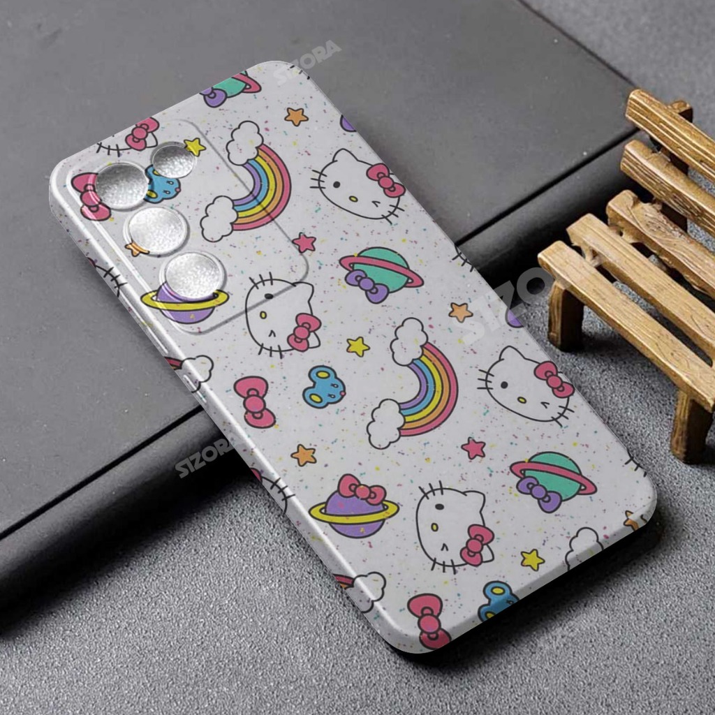 SIZORA OFFICIAL - KT9- เคส HP สําหรับ VIVO Y100 5G HELLO KITY PICTURE SOFTCASE HARDPHONE