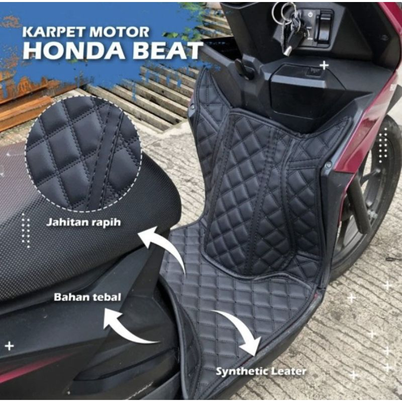 พรมพรีเมี่ยม 3D สําหรับ Honda Beat 2020-2024 Promate