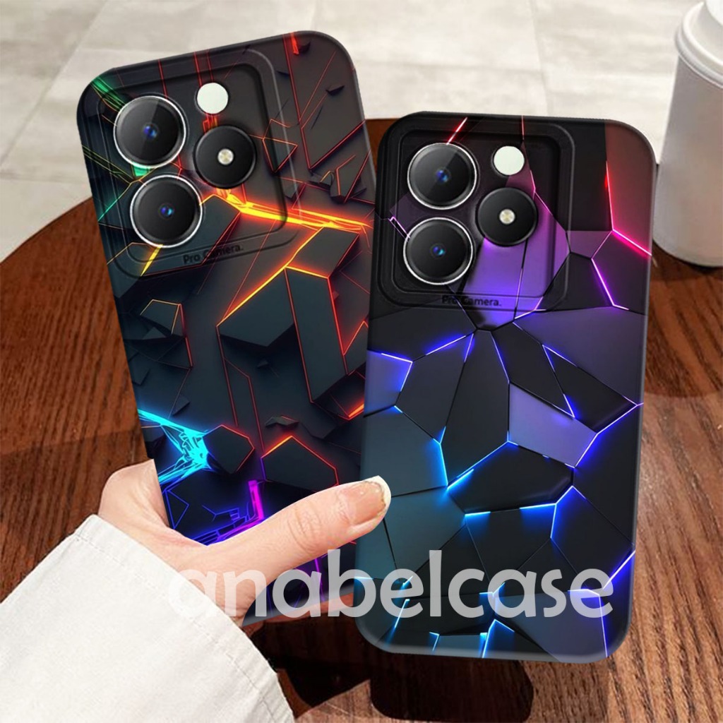Softcase REALME C63 C51S C65 C67 C61 C35 C31 C33 C21 C21Y C25Y C30 NEWEST Motif วอลล์เปเปอร์ - เคสนา