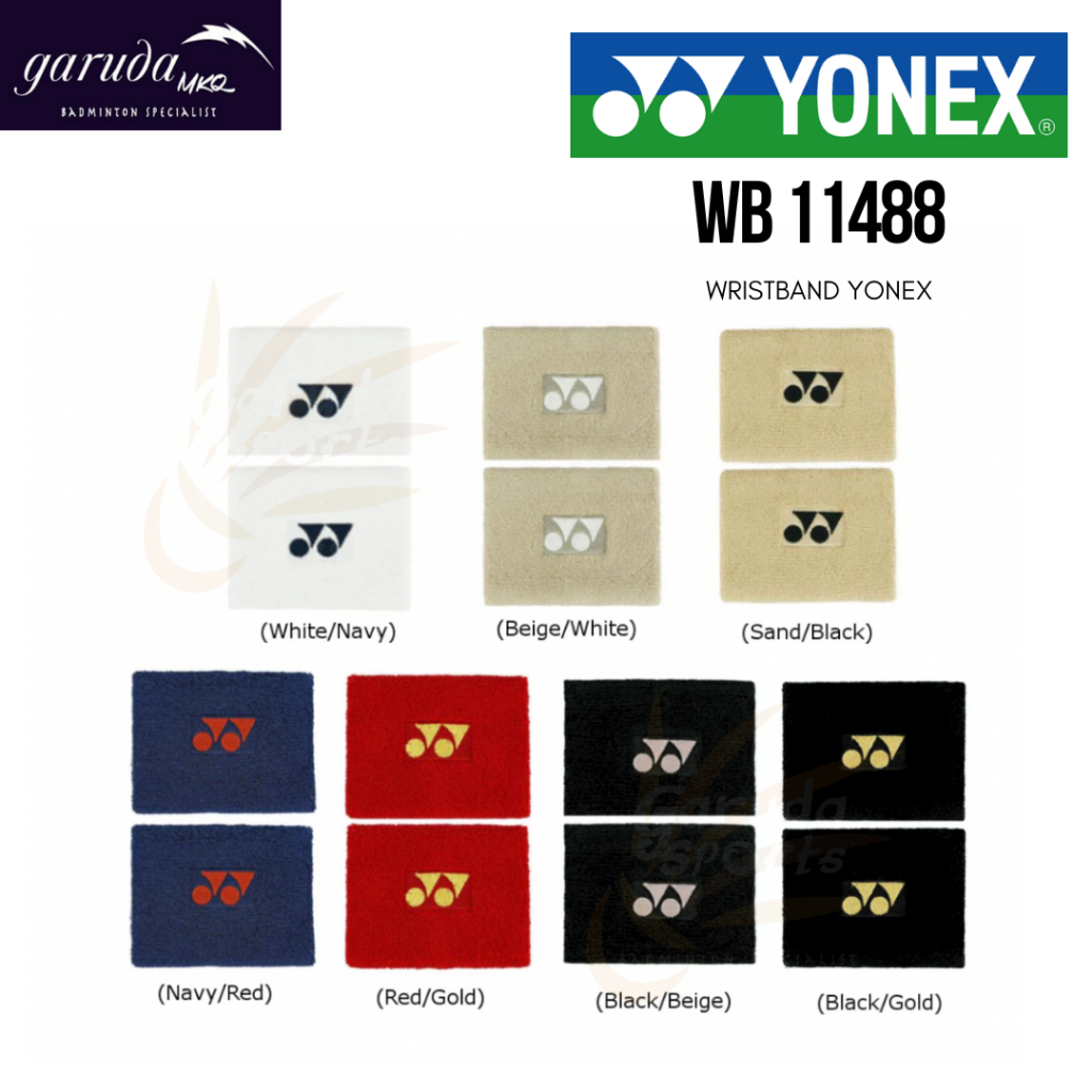 YONEX WB 11488 2 in 1 WRISTBAND / WB11488 / YONEX COMFORT 2 IN 1 PACK