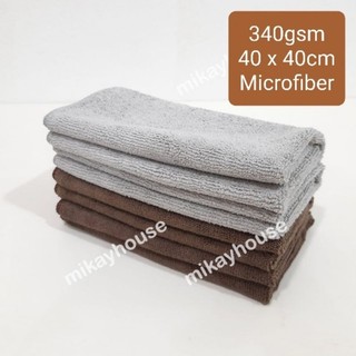 Kain Lap Microfiber Serbaguna 40x40 cm 340gsm Daya Serap Tinggi, Tidak Membekas, Tahan Lama Best Quality