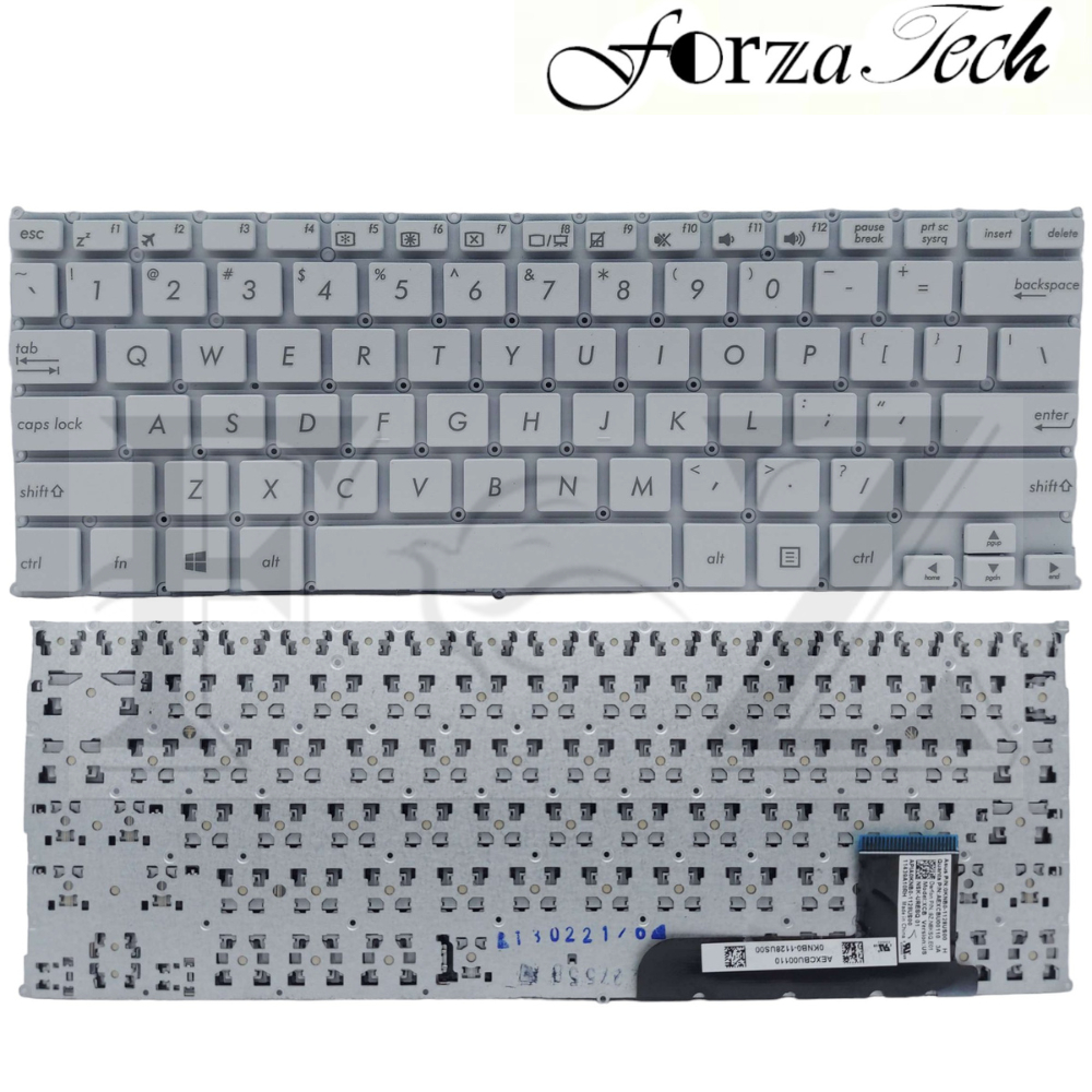 Asus VivoBook X201 X201E X202 X202E Q200 Q200E X200 S200E 0KNB0-1122US00 9Z.N8KSQ.61D แป้นพิมพ์แล็ปท