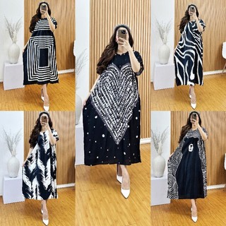 Daster viral busui - Daster lowo jumbo monocrom