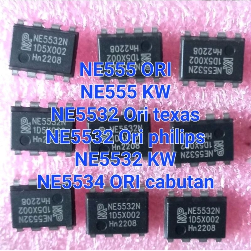 Ic NE5532 NE555 NE5534 original philips NXP taexas instrument NE5532N NE555P NE5534AP NE5532P NE 553