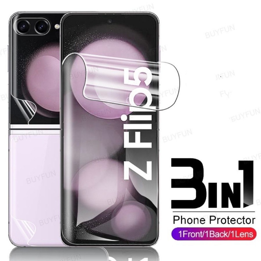 LAYAR ANTI-SCRATCH HYDROGEL CLEAR SAMSUNG GALAXY Z FLIP 6 Z FLIP 5 Z FLIP 4 Z FLIP 3 Z FLIP 2 Z FLIP