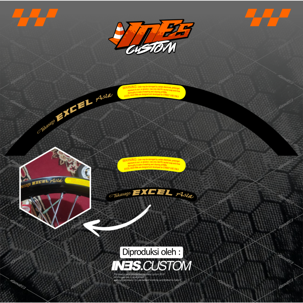 สติ๊กเกอร์ขอบ Excel Asia สติ๊กเกอร์ทาคาซาโก Excel Asia