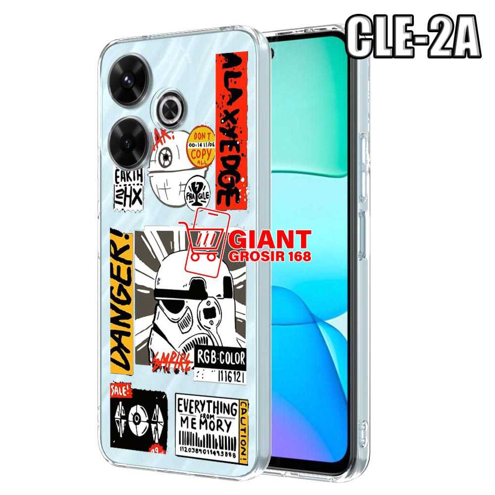 Poco M6 4G Poco M6 Pro Poco X6 5G Soft Case ภาพที่ชัดเจน Cle02 Poco M6 4G Poco M6 Pro Poco X6 5G