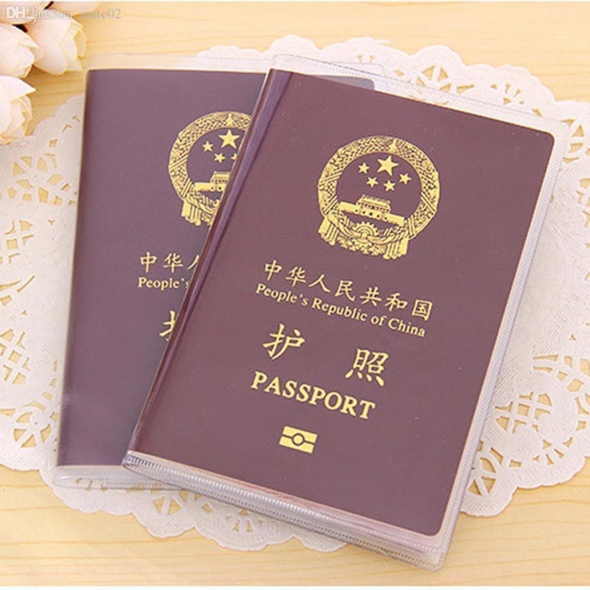[HB 369] ปกหนังสือปกหนังสือเดินทางด้าน / พลาสติกใสป้องกันหนังสือเดินทาง