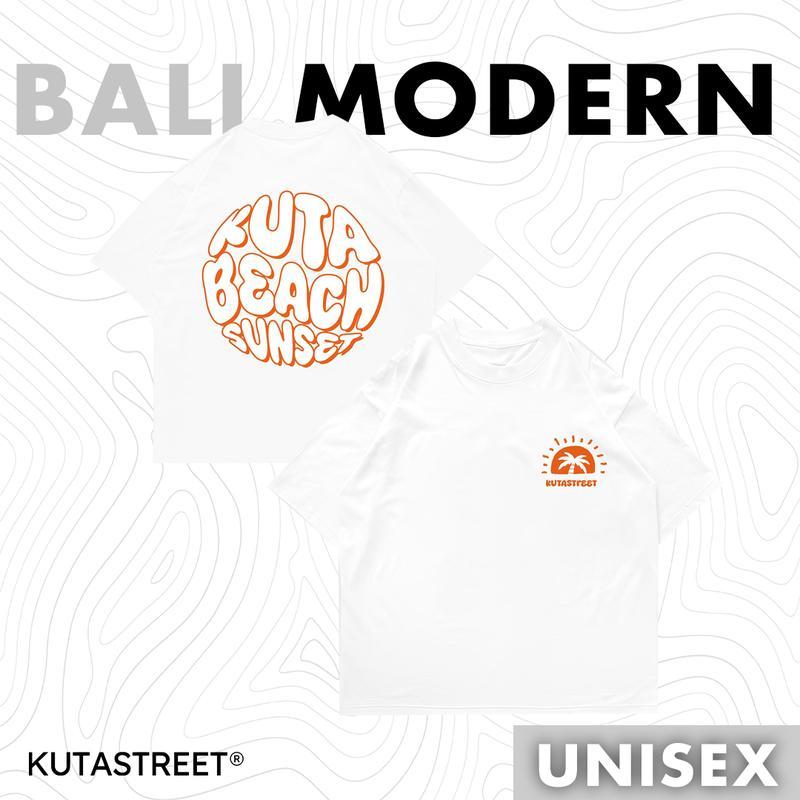 Kutastreet Kuta Beach Sunset เสื้อยืดโอเวอร์ไซส์ By Bali Boys Girls