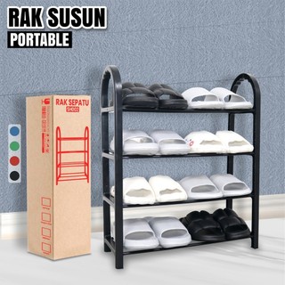 Rak Sepatu Sandal 4 Susun | Rak Sepatu Serbaguna CH-104