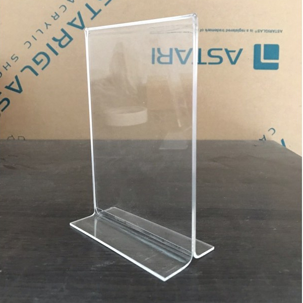 อะคริลิค 2 มม. TENT CARD BROCCURE HOLDER T A5 21 x 15 ซม.