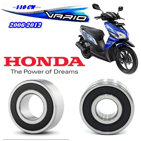แบริ่ง 62 01 ล้อหน้า Honda Lahar Vario 110 CW / Vario CBS
