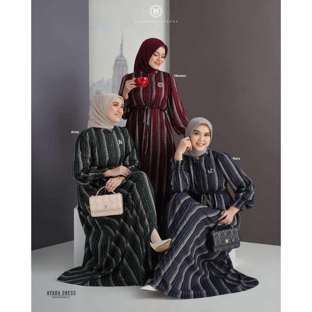 GAMIS /AYARA DRESS NADHEERA LUXURY TERBARU/DRESS NADHEERA LUXURY///NADHEERA LUXURY///LATEST DRESS///