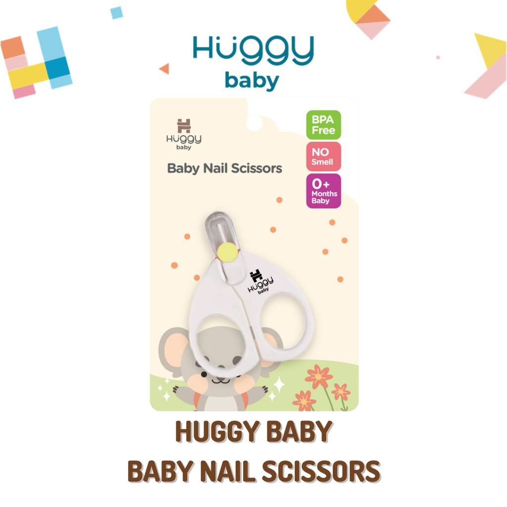 Huggy Baby GK002 กรรไกรตัดเล็บนิรภัยสําหรับเด็ก