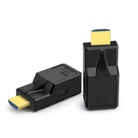 3D HDMI 2.0 60M Extender ถึง RJ45 Over Cat 5e/6 อะแดปเตอร์ LAN Ethernet