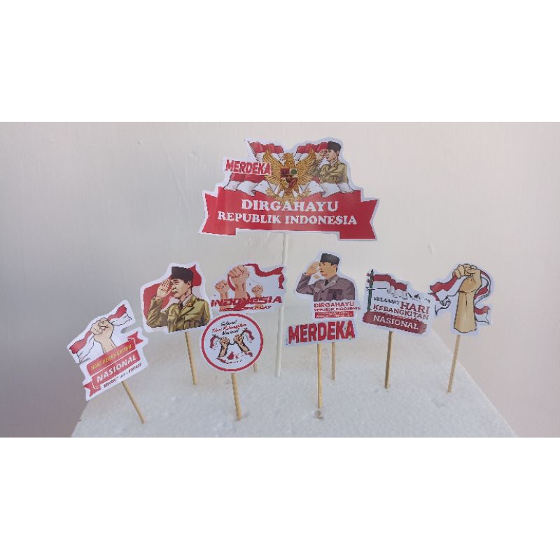 Independence TOPPER/August TOPPER/BANDOWOSO TOPPER/August Cake TOPPER