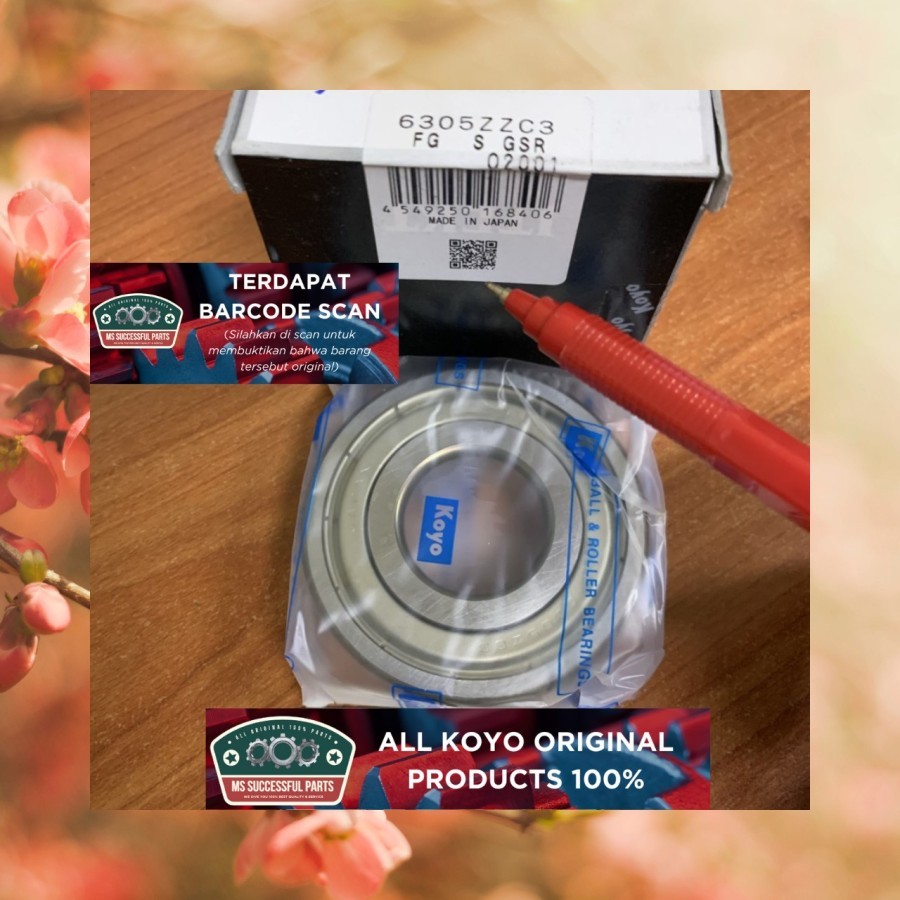 แบริ่ง 6305 ZZ C3 KOYO JAPAN 6305ZZC3