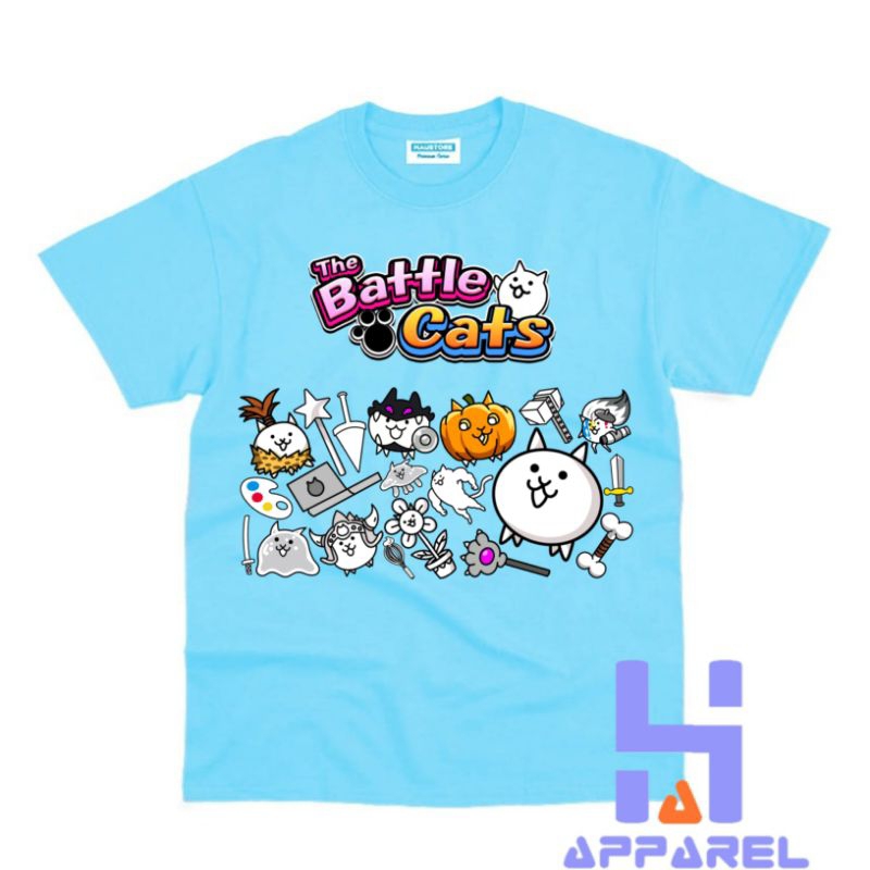 CHILDRENS CLOTHES เสื้อยืด CHILDRENS เกม THE BATTLE CATS