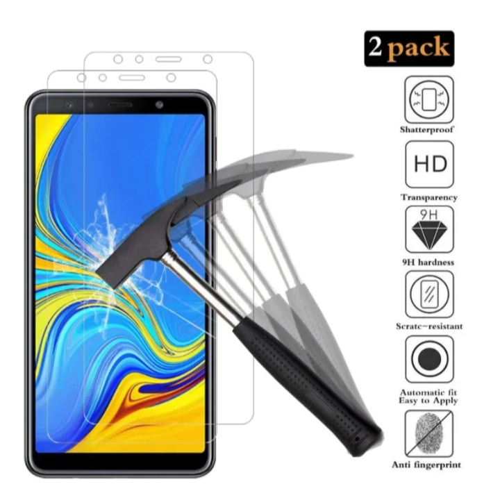 TEMPERED GLASS SAMSUNG A9 2018/ A6 2028 / A8 2018 / J3 / J5 / J7 / J8 / J4 / J4 PLUS / J6 PLUS CLEAR