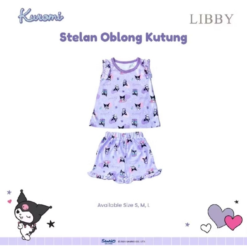 LIBBY SANRIO RUFFLE SINGLET SET|ชุดเดียว RUFFLE