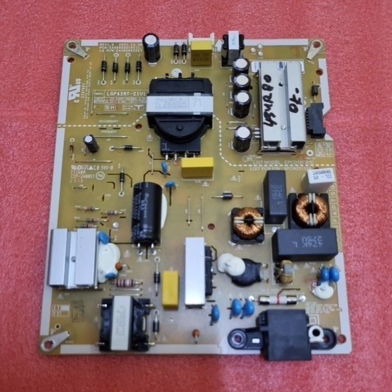 Psu / smps / แหล่งจ่ายไฟ / แหล่งจ่ายไฟ / LG led tv / 43UR8050PSB / 43UR80 / 43UR805043UR7500PSC / 43