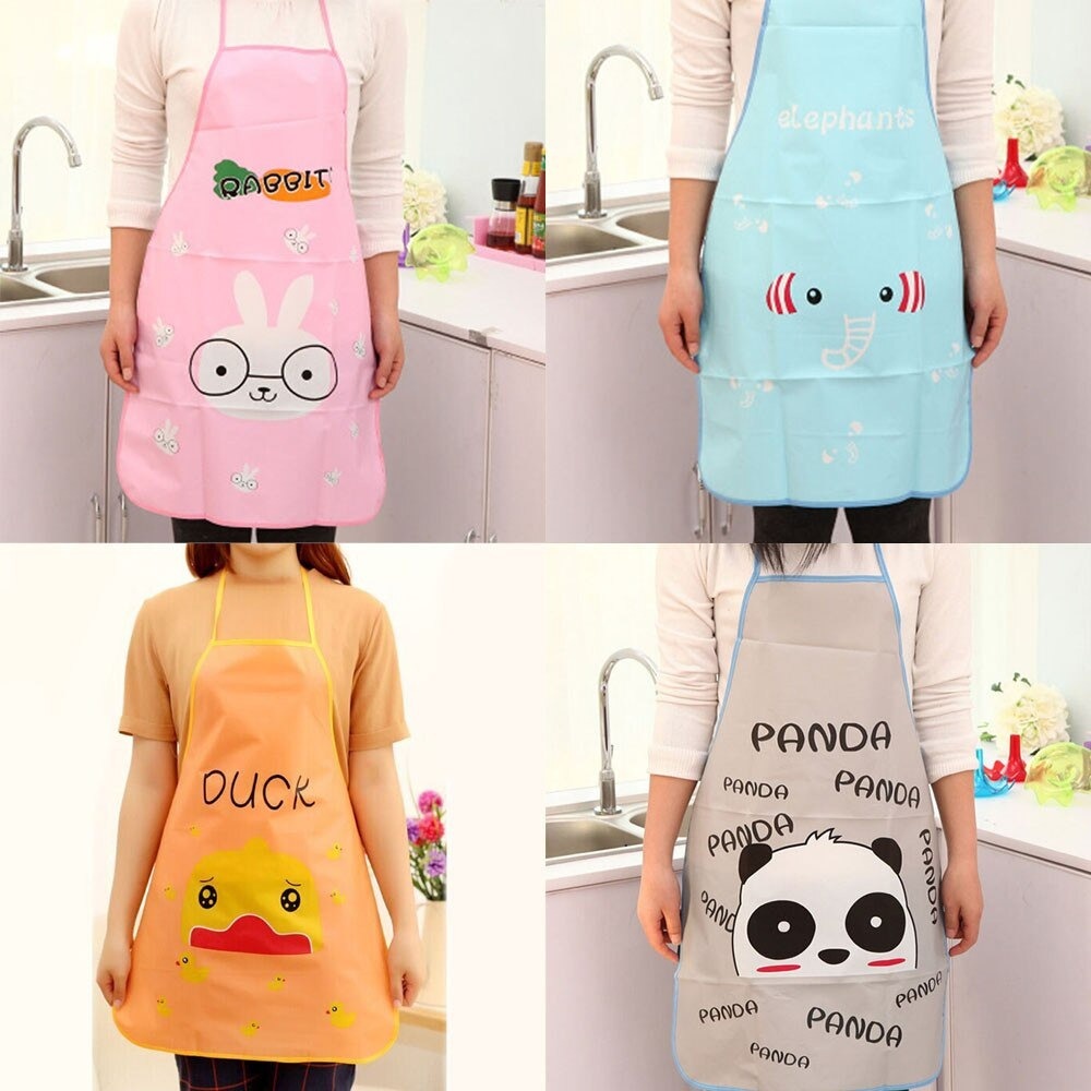 APRON/APRON/WATERPROOF/KITCHEN APRON WATERPROOF RANDOM CARTOON CHARACTER